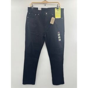 Levi's 511 Jeans Men's 36x32 Black Denim Stretch Slim Fit Straight Leg Retro NWT